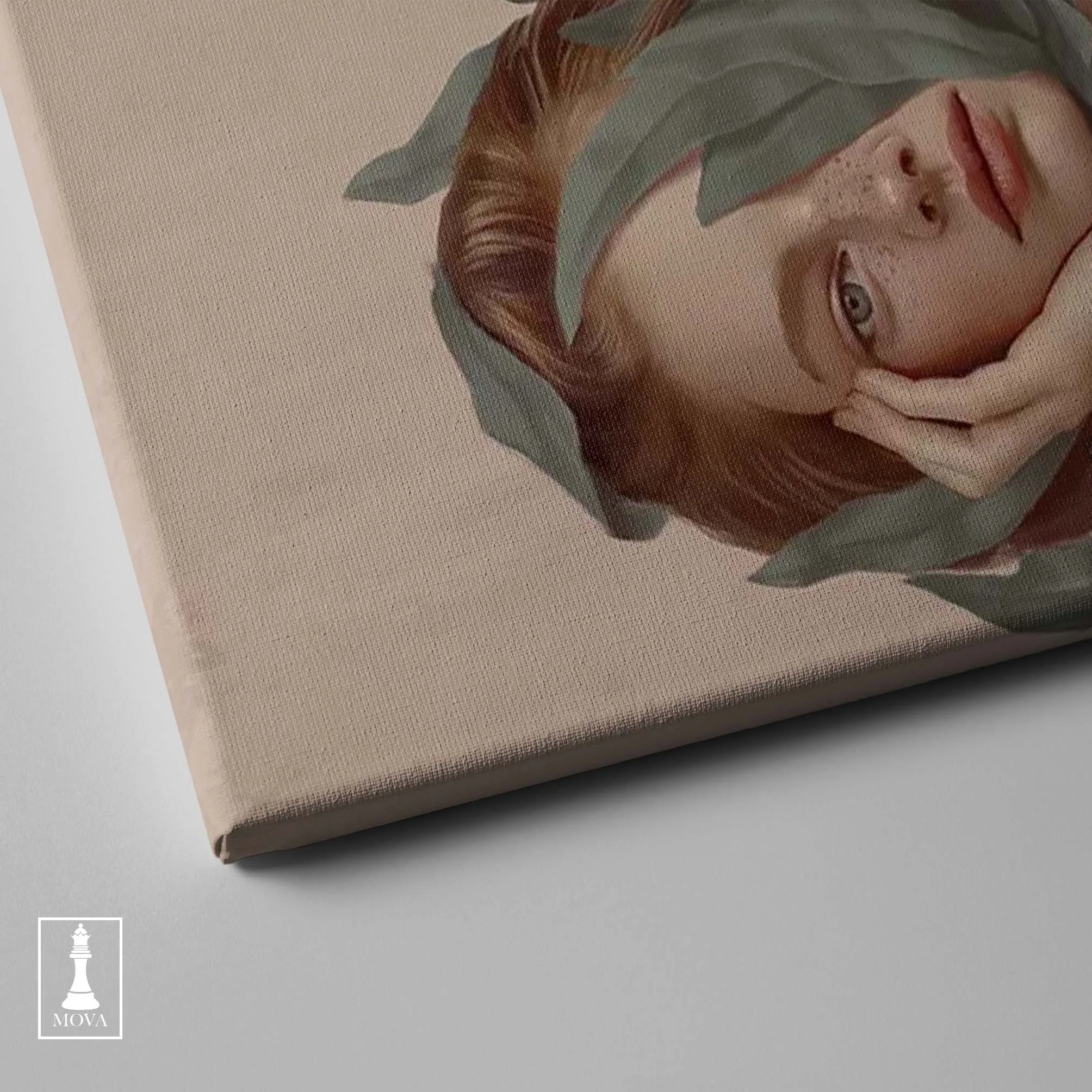 Woman Green Leaf artwork preview 3