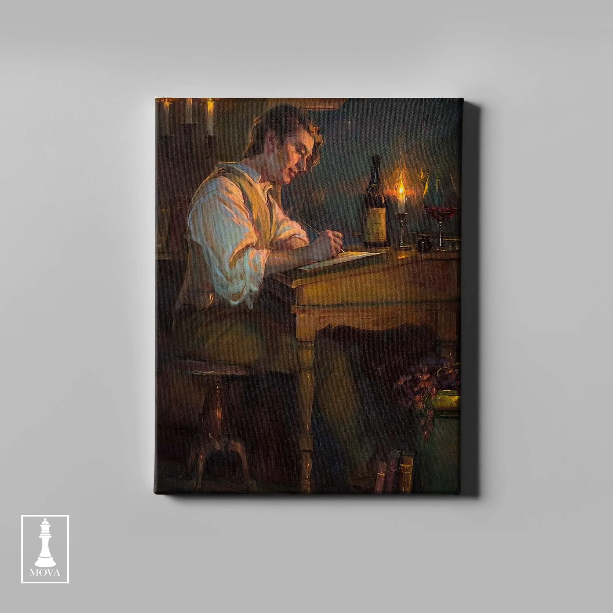 Man Writing Book artwork preview 1